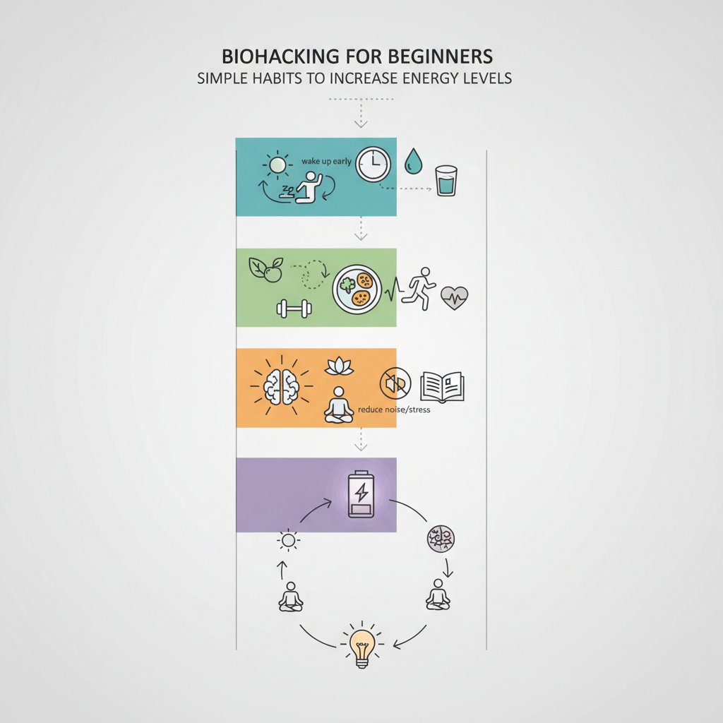 Біохакінг для початківців: прості звички, що підвищують рівень енергії