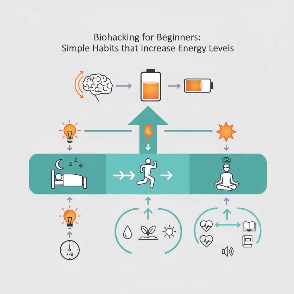 Біохакінг для початківців: прості звички, що підвищують рівень енергії