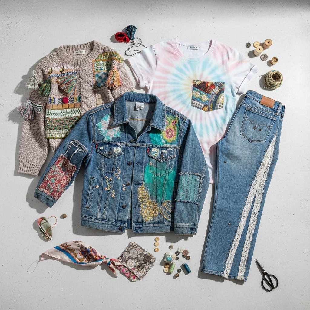 Друге життя речей: як стильно кастомізувати старий одяг (Upcycling)