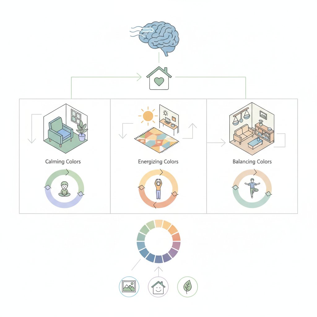 Кольорова терапія: як підібрати відтінки в інтер’єрі для зняття стресу