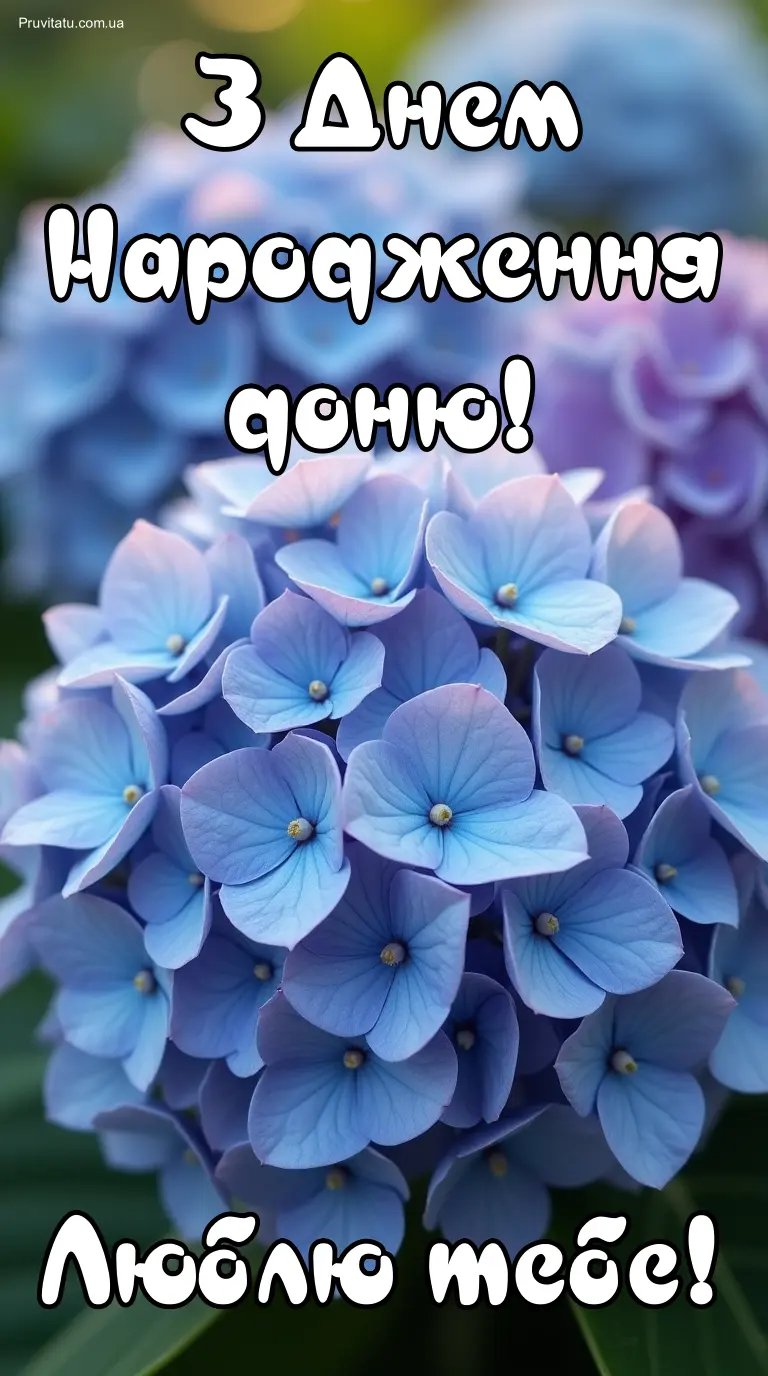 люба донечка з днем народження донечко