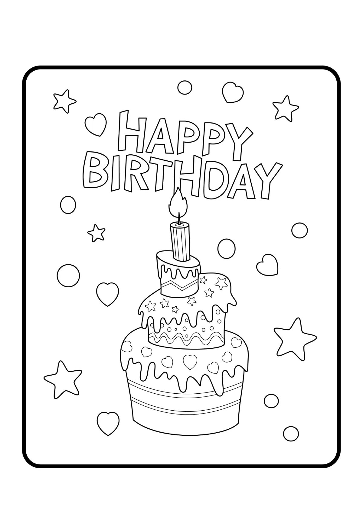 малюнки на день народження