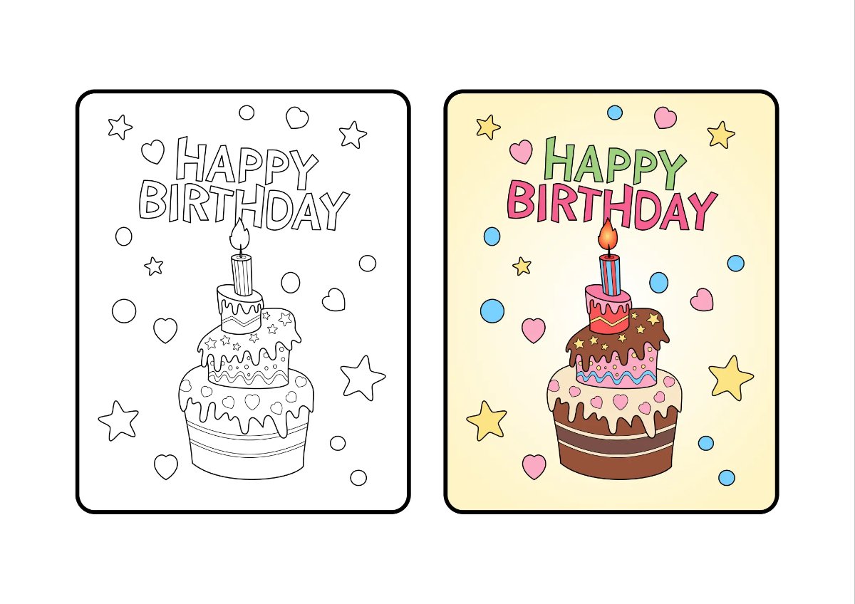 малюнки на день народження