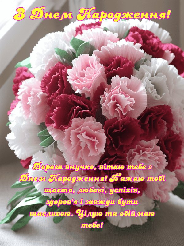 ніжні слова для внучки