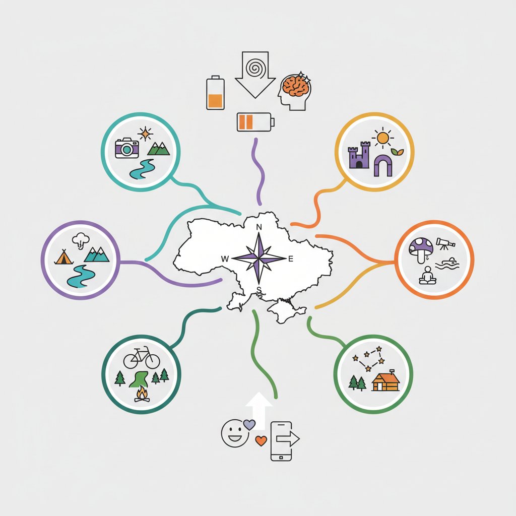 Подорож на вікенд: топ-5 секретних інста-локацій України для перезавантаження