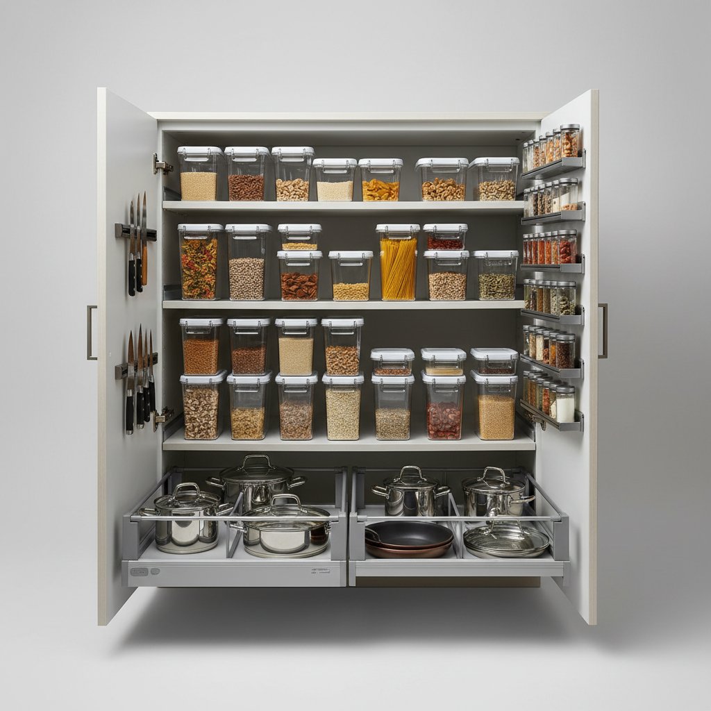 Розумна організація кухні: системи зберігання, що звільнять 30% простору