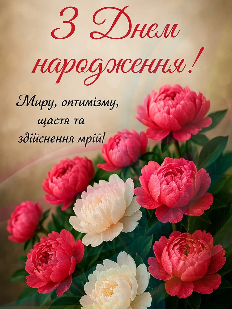 щирі привітання з днем народження жінці