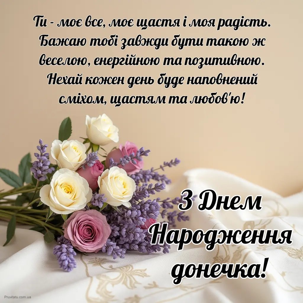 від мами донечко дочці привітання з днем народження донечки картинки