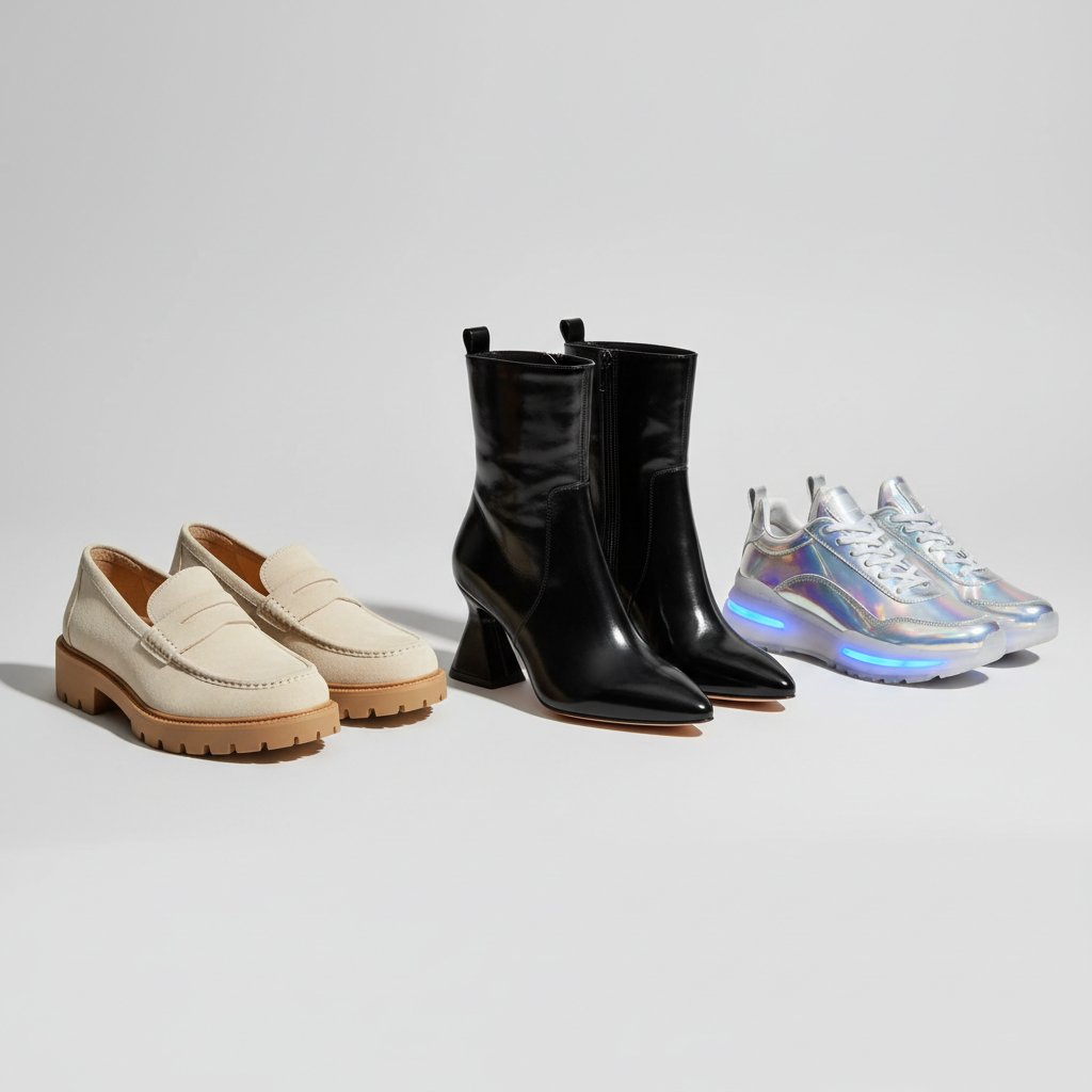 Взуттєві тренди 2026: від комфортних лоферів до футуристичних форм