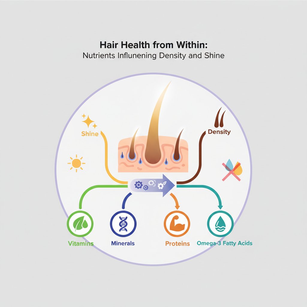 Здоров’я волосся зсередини: які нутрієнти дійсно впливають на густоту та блиск