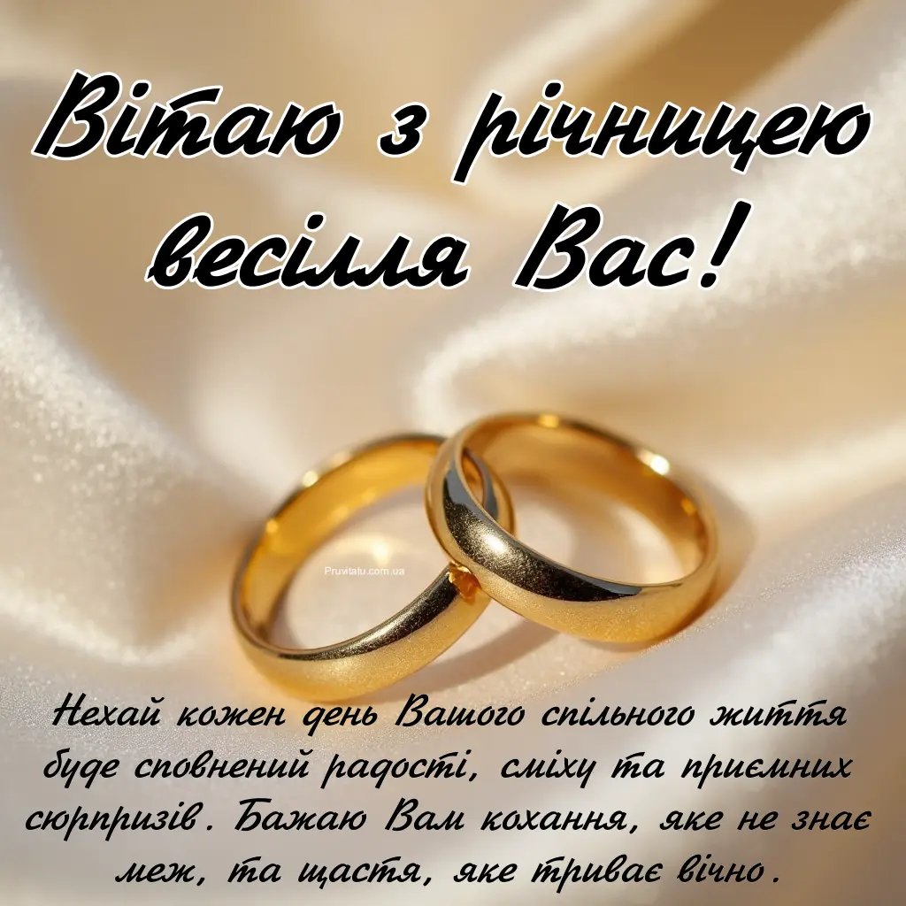 зворушливі привітання з річницею весілля