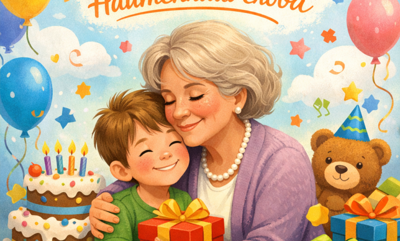 Привітання з днем народження онуку від бабусі